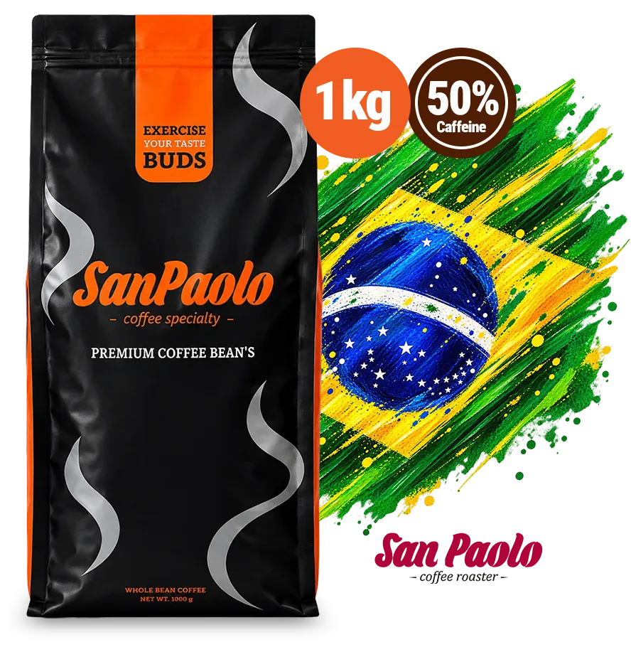 San Paolo Brazil - 50% koffeinnel